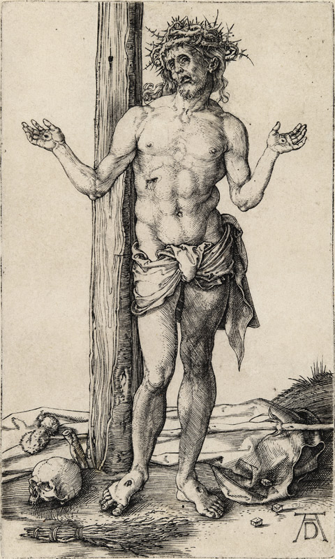 The Man of Sorrows with Arms Outstretched von Albrecht Dürer