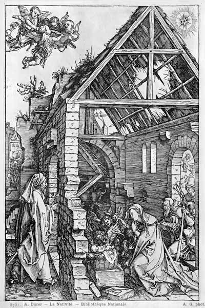 The Nativity, from the ''Life of the Virgin'' series von Albrecht Dürer
