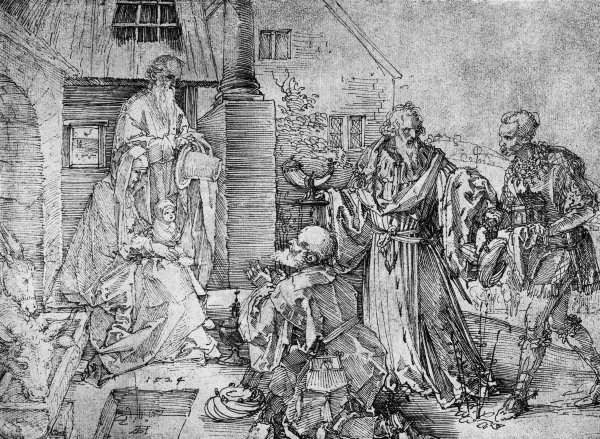 Adoration of the Kings / Dürer / 1524 von Albrecht Dürer