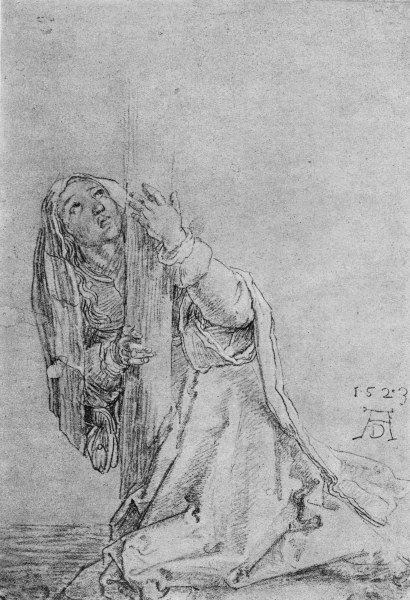Magdalene beneath the Cross von Albrecht Dürer