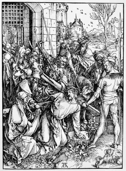 Carrying the Cross / Dürer / 1497/98 von Albrecht Dürer