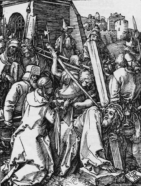 Carrying the Cross / Dürer / 1509 von Albrecht Dürer