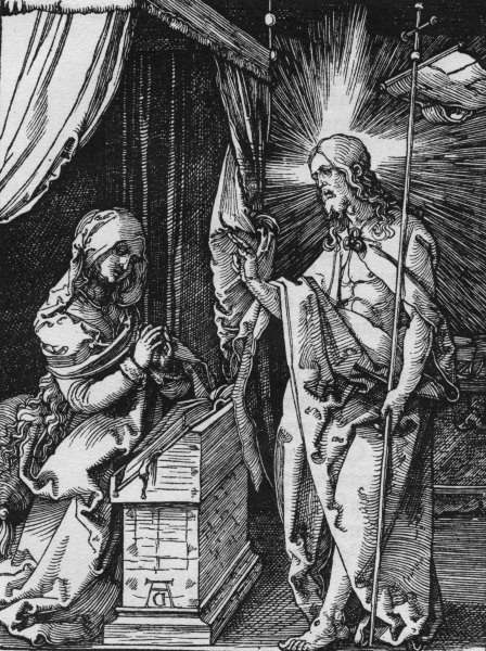 Christ appears to Mary / Dürer / 1509/10 von Albrecht Dürer