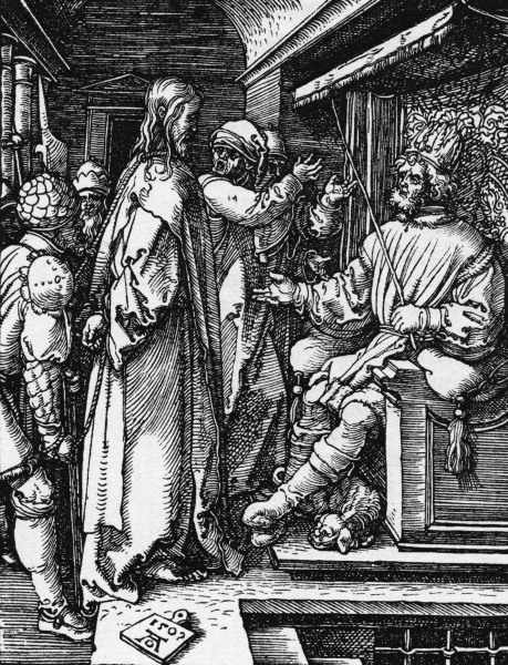Christ before Herod / Dürer / 1509 von Albrecht Dürer