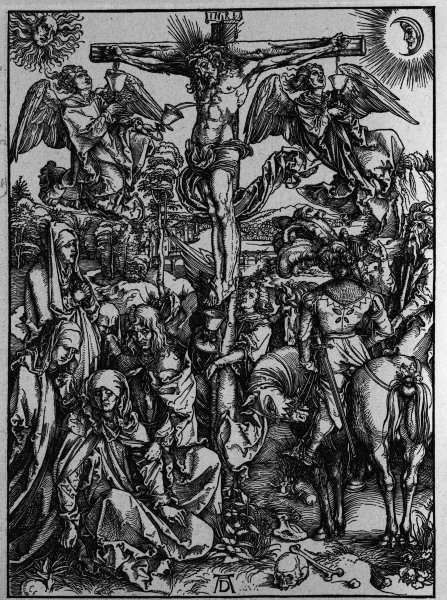 Christ on the Cross / Dürer / 1497/98 von Albrecht Dürer