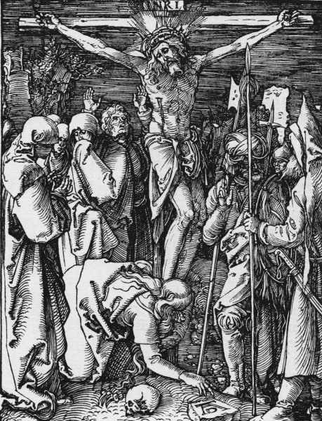 Christ on the Cross / Dürer / c.1509 von Albrecht Dürer