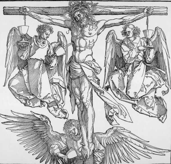Christ on the Cross / Dürer / c.1516 von Albrecht Dürer