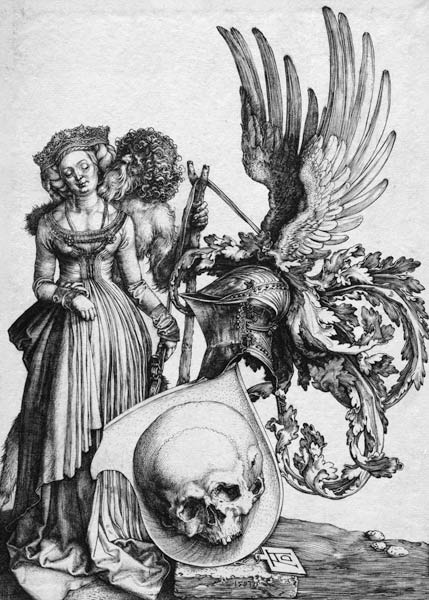 Coat of Arms with Death Head von Albrecht Dürer