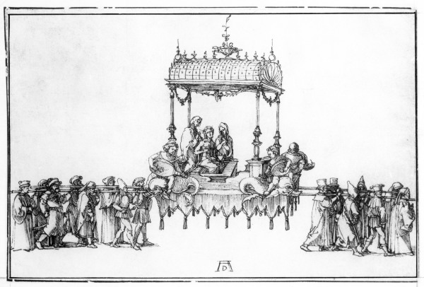 Corpus Christi procession / Dürer / 1521 von Albrecht Dürer