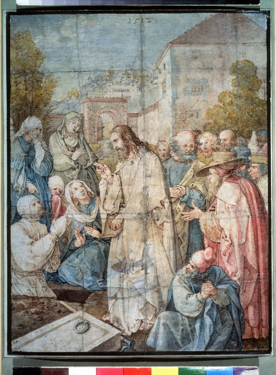 Die Auferstehung des Lazarus von Albrecht Dürer