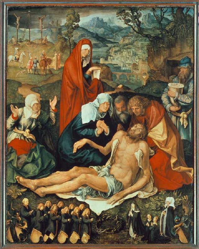 Die Beweinung Christi. von Albrecht Dürer