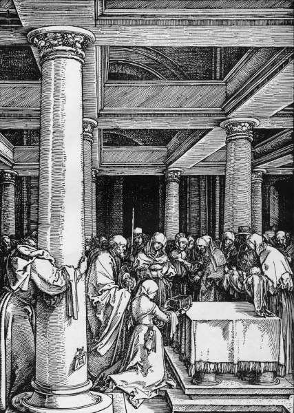 Dürer / Presentation in the Temple von Albrecht Dürer