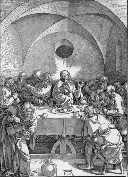 Dürer / The Last Supper / Große Passion von Albrecht Dürer