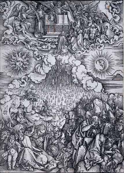 Die Eröffnung des 5. und 6. Siegels von Albrecht Dürer