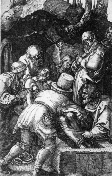Dürer,Entombment/Small Passion,Cop.Engr. von Albrecht Dürer