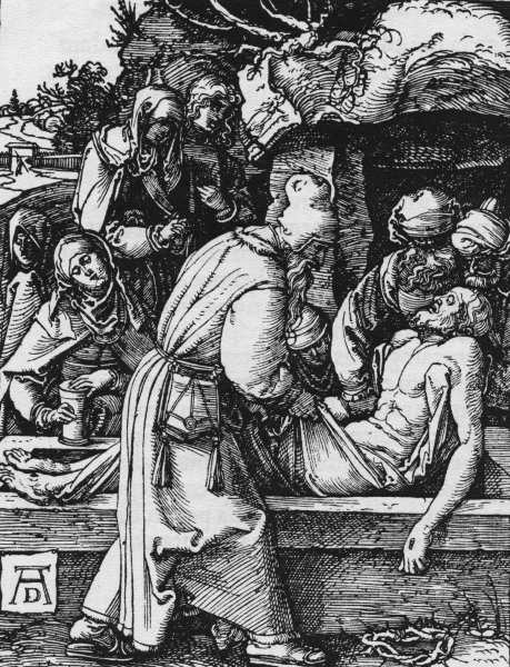 Entombment / Dürer / c.1509 von Albrecht Dürer
