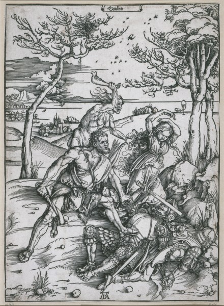 Ercules (Herkules tötet die Molioniden; Herkules und Cacus) von Albrecht Dürer