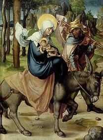 Die Flucht nach Ägypten Aus dem Altar Die sieben Schmerzen Mariae von Albrecht Dürer