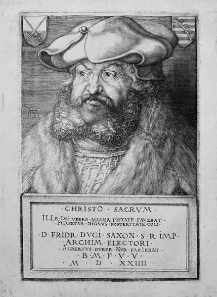Friedrich der Weise, Kurfürst von Sachsen von Albrecht Dürer