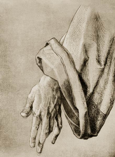 Hand of Apostle von Albrecht Dürer