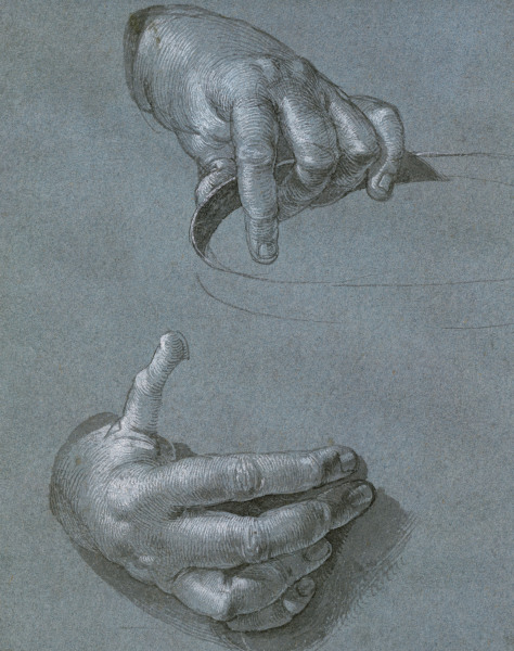 Handstudien von Albrecht Dürer