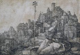 Heiliger Antonius vor der Stadt 1519