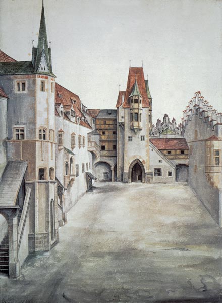 Hof der Burg zu Innsbruck von Albrecht Dürer