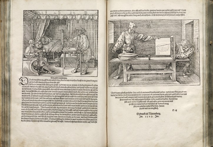 Illustration aus Vier Bücher von menschlicher Proportion von Albrecht Dürer