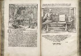 Illustration aus Vier Bücher von menschlicher Proportion 1528