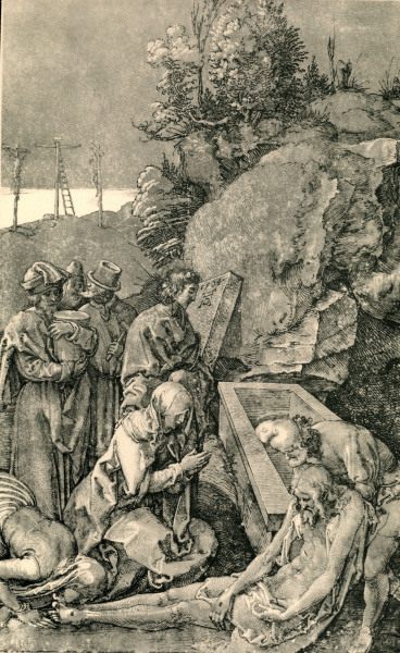 Lamentation of Christ / Dürer / 1504 von Albrecht Dürer