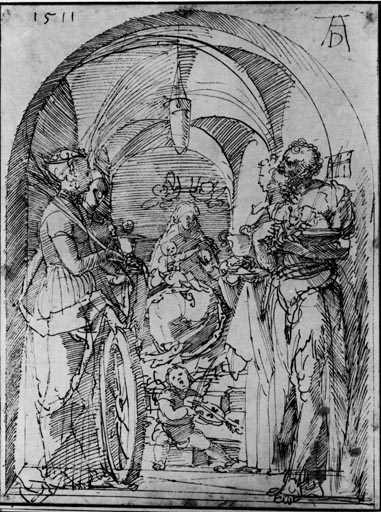 Maria mit Kind und Heiligen von Albrecht Dürer