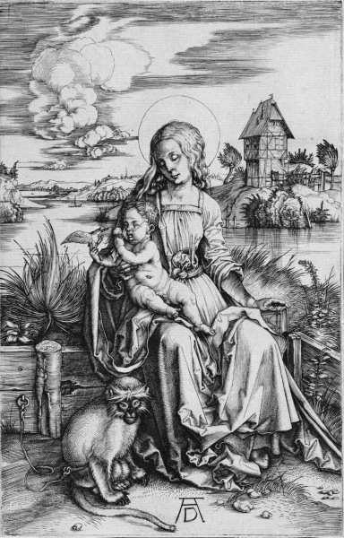 Maria mit der Meerkatze von Albrecht Dürer