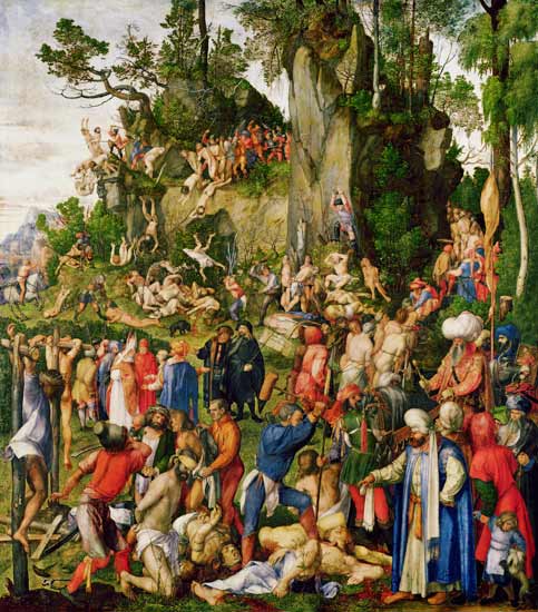 Martyrdom of the Ten Thousand von Albrecht Dürer