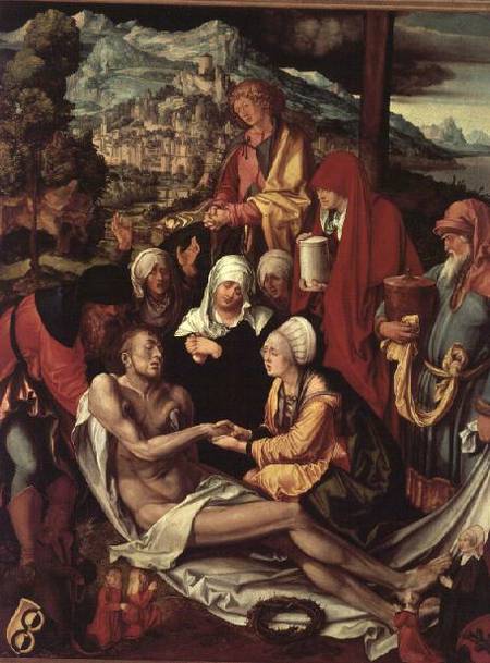 Mourning of the Dead Christ von Albrecht Dürer