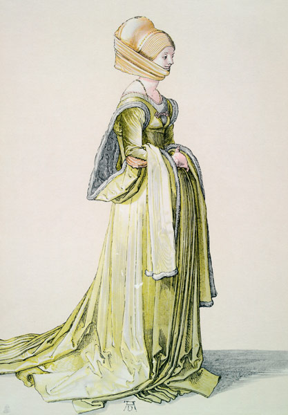 Nuremberg Woman in Dance Dress von Albrecht Dürer