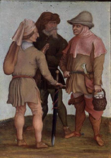 Three peasants von Albrecht Dürer