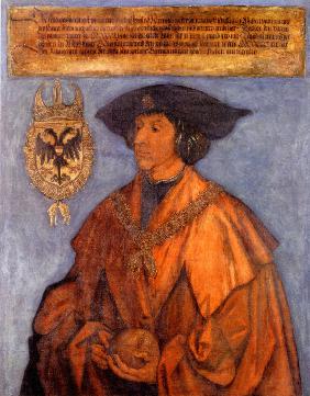 Porträt des Kaisers Maximilian I. (1459-1519)