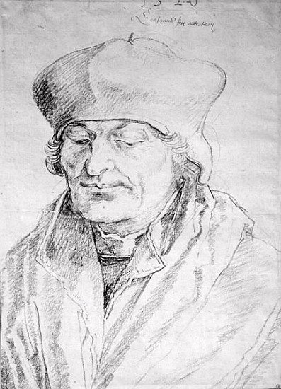Portrait of Desiderius Erasmus (1469-1536) 1520 von Albrecht Dürer