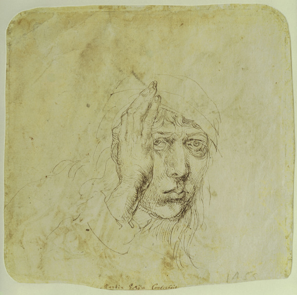 Selbstbildnis um 1490 von Albrecht Dürer