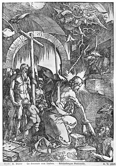 The descent of Christ into Limbo, from ''The Great Passion'' series von Albrecht Dürer