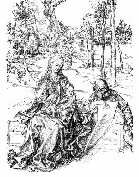 The Holy Family / Dürer von Albrecht Dürer