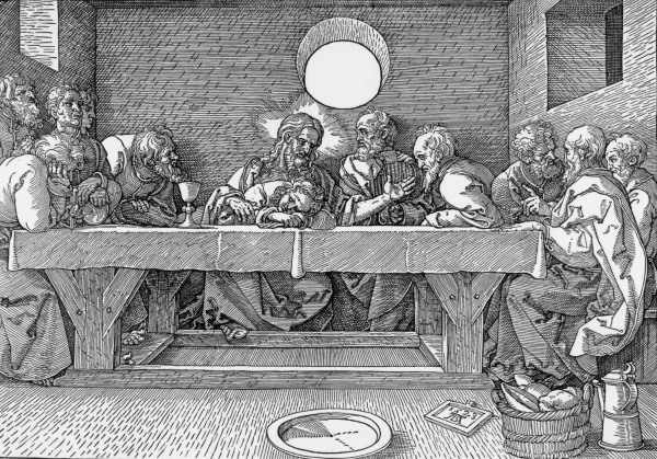The Last Supper / Dürer / 1523 von Albrecht Dürer