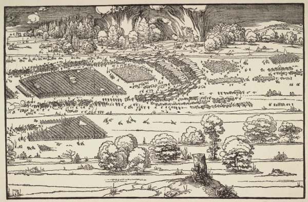 The Siege of a Citadel II / Dürer / 1527 von Albrecht Dürer