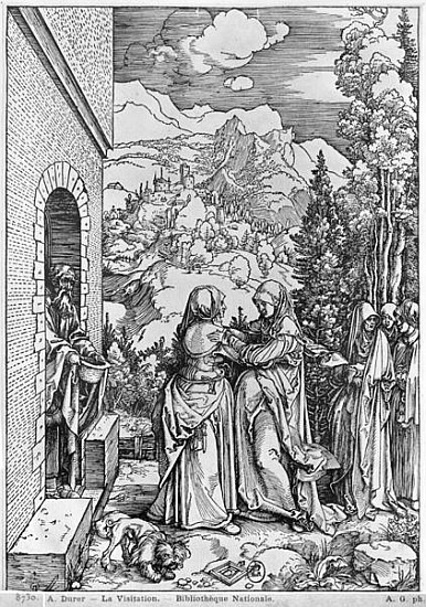 The Visitation, from the ''Life of the Virgin'' series, c.1503 von Albrecht Dürer