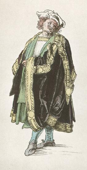 A.Dürer, Design for Court Dress / 1515