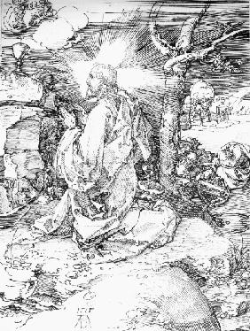 Christ on Mt. of Olives / Dürer / 1515