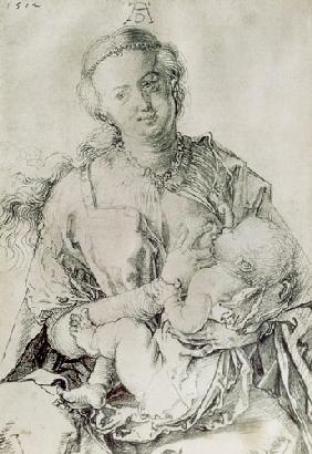Maria, das Kind naehrend 1512