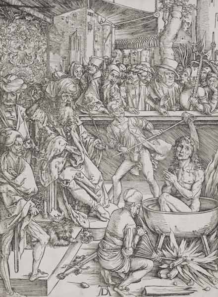 Torture of John the Evangelist / Dürer von Albrecht Dürer