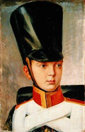 Portrait of Crown Prince Alexander Nikolayevich (1818-81) 1830