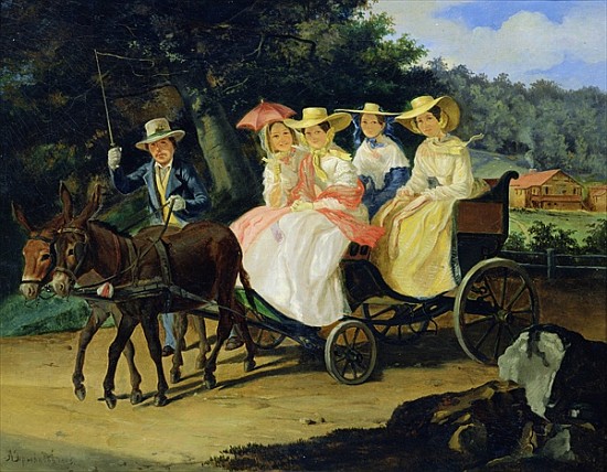 A Run, 1845-46 von Aleksandr Pavlovich Bryullov